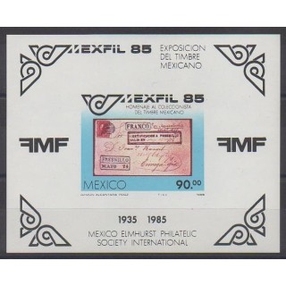 Acheter ce bloc-feuillet du Mexique de l'année 1985 (No BF28).