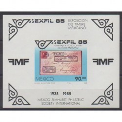 Mexico - 1985 - Nb BF28 - Exhibition - Philately