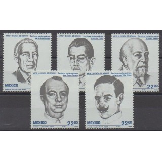 Acheter cette série de timbres du Mexique de l'année 1985 (No 1109/1113).