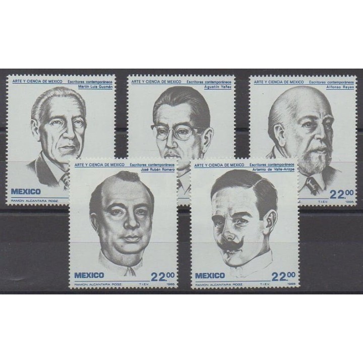 Buy this set of stamps of Mexico of the year 1985 (Nb 1109/1113).