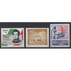 Mexico - 1986 - Nb 1166/1168