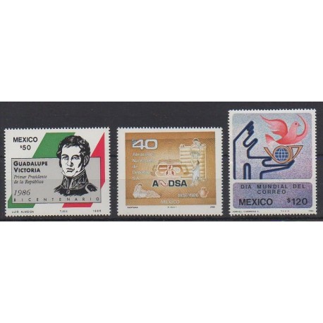 Mexico - 1986 - Nb 1166/1168