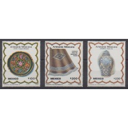 Mexique - 1987 - No 1186/1188 - Artisanat ou métiers