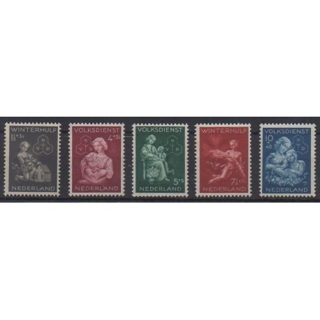 Netherlands - 1944 - Nb 413/417