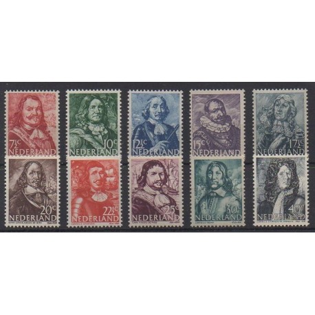 Netherlands - 1943 - Nb 402/411 - Military history