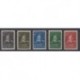 Pays-Bas - 1941 - No 387/391 - Enfance