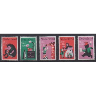 Acheter cette série de timbres des Pays-Bas de l'année 1967 (No 860/864).
