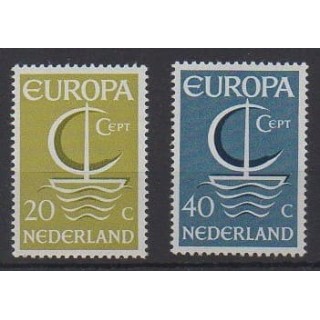 Acheter cette série de timbres des Pays-Bas de l'année 1966 (No 837/838).
