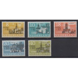 Netherlands - 1965 - Nb 817/821 - Churches
