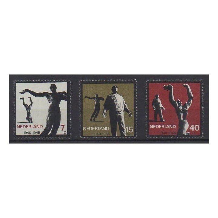 Acheter cette série de timbres des Pays-Bas de l'année 1965 (No 810/812).