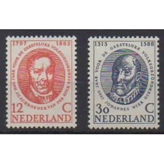 Acheter cette série de timbres des Pays-Bas de l'année 1960 (No 724/725).