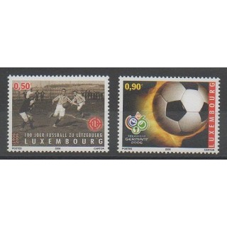 Timbres - Luxembourg - 2006 - No 1661/1662 - Football