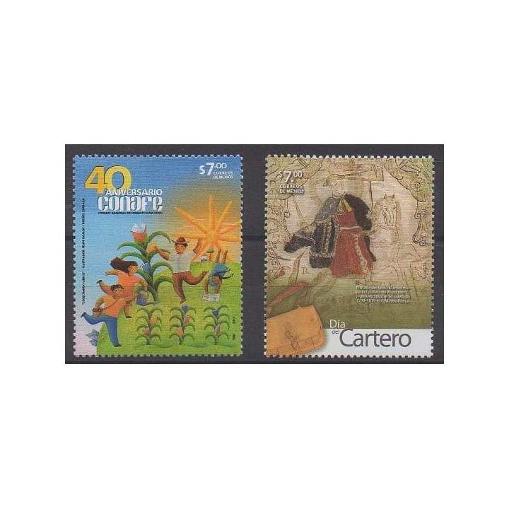 Buy this set of stamps of Mexico of the year 2011 (Nb 2644/2645).