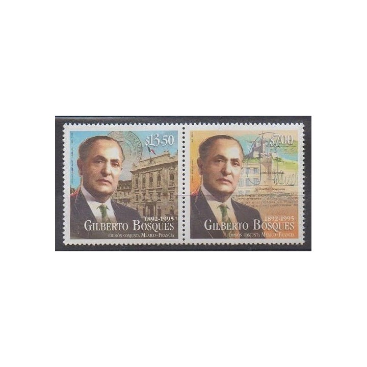 Buy these stamps of Mexico of the year 2015 (Nb 2900/2901).