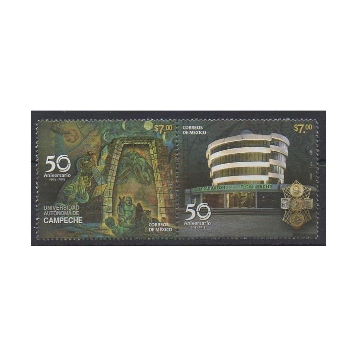 Acheter cette série de timbres du Mexique de l'année 2015 (No 2918/2919).
