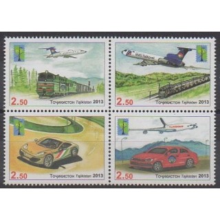 Acheter cette série de timbres du Tadjikistan de l'année 2013 (No 475/478).