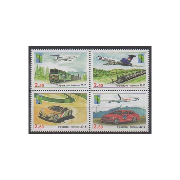 Acheter cette série de timbres du Tadjikistan de l'année 2013 (No 475/478).