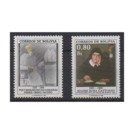 Bolivia - 1988 - Nb 719/720 - Religion