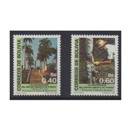 Bolivia - 1988 - Nb 716/717