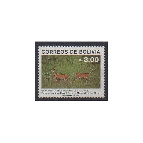 Bolivia - 1989 - Nb 734 - Parks and gardens - Mamals