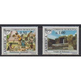 Buy this set of stamps of Bolivia of the year 1989 (Nb 735/736).