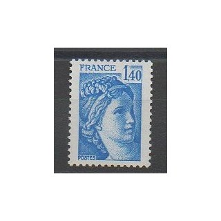 Stamps - France - Varieties - 1977 - Nb 1975b