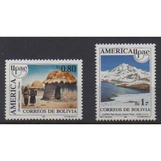 Acheter cette série de timbres de Bolivie de l'année 1990 (No 757/758).