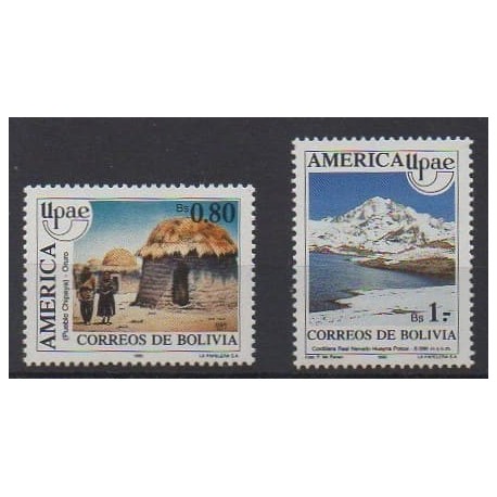 Bolivia - 1990 - Nb 757/758 - Sights