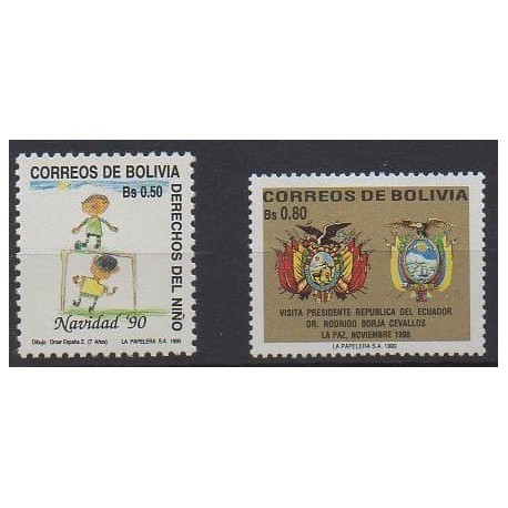 Bolivia - 1990 - Nb 760/761