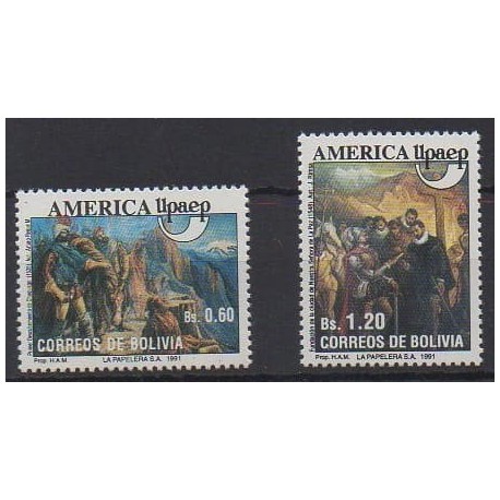Bolivia - 1991 - Nb 781/782 - Paintings