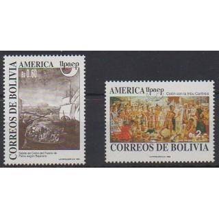 Acheter cette série de timbres de Bolivie de l'année 1992 (No 798/799).
