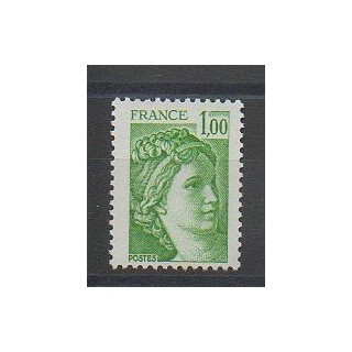 Stamps - France - Varieties - 1977 - Nb 1973b
