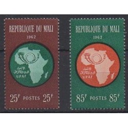 Mali - 1962 - No 37/38 - Service postal