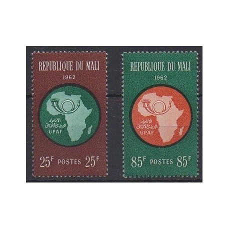 Mali - 1962 - Nb 37/38 - Postal Service