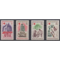 Mali - 1965 - No 79/82 - Santé ou Croix-Rouge