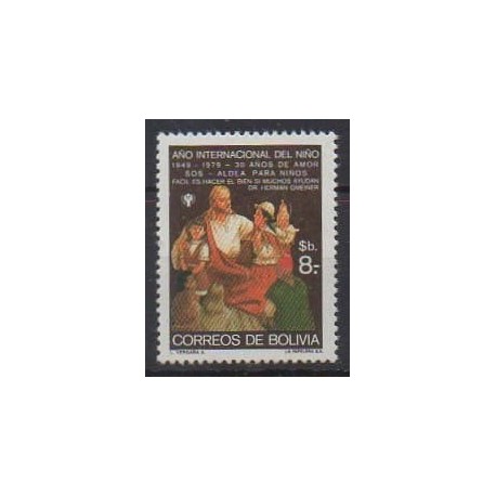Bolivie - 1979 - No 578 - Enfance