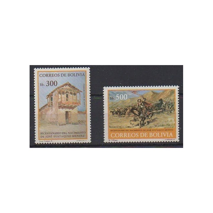 Acheter cette série de timbres de Bolivie de l'année 1984 (No 649/650).