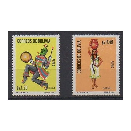 Bolivie - 1972 - No PA297/PA298 - Folklore