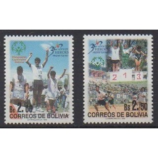 Buy this set of stamps of Bolivia of the year 1999 (Nb 1005/1006).