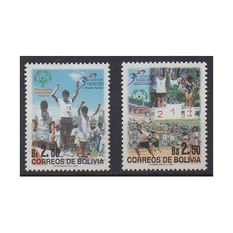 Bolivie - 1999 - No 1005/1006 - Sports divers