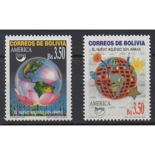 Acheter cette série de timbres de Bolivie de l'année 1999 (No 1036/1037).