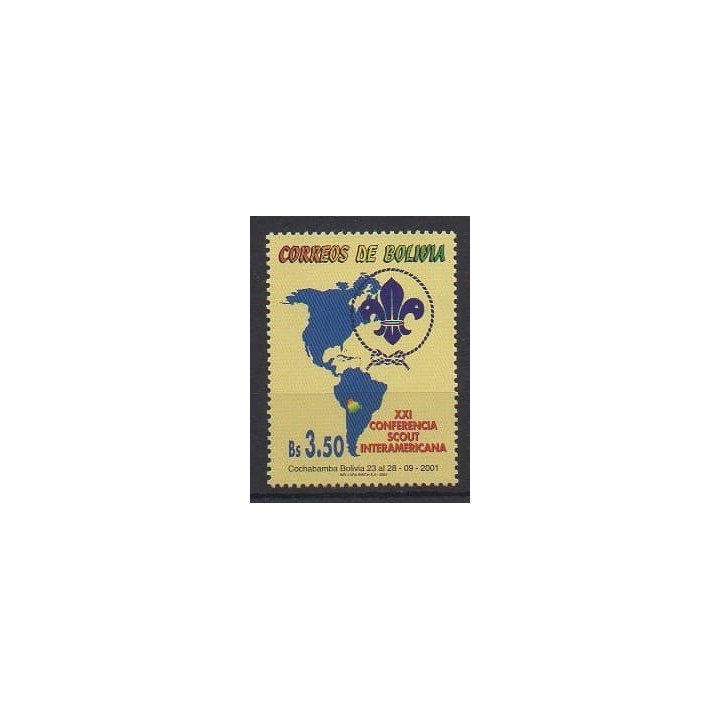 Buy this stamp of Bolivia of the year 2001 (Nb 1088).