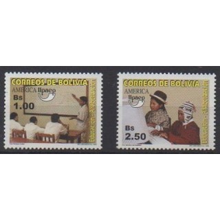 Acheter cette série de timbres de Bolivie de l'année 2002 (No 1143/1144).