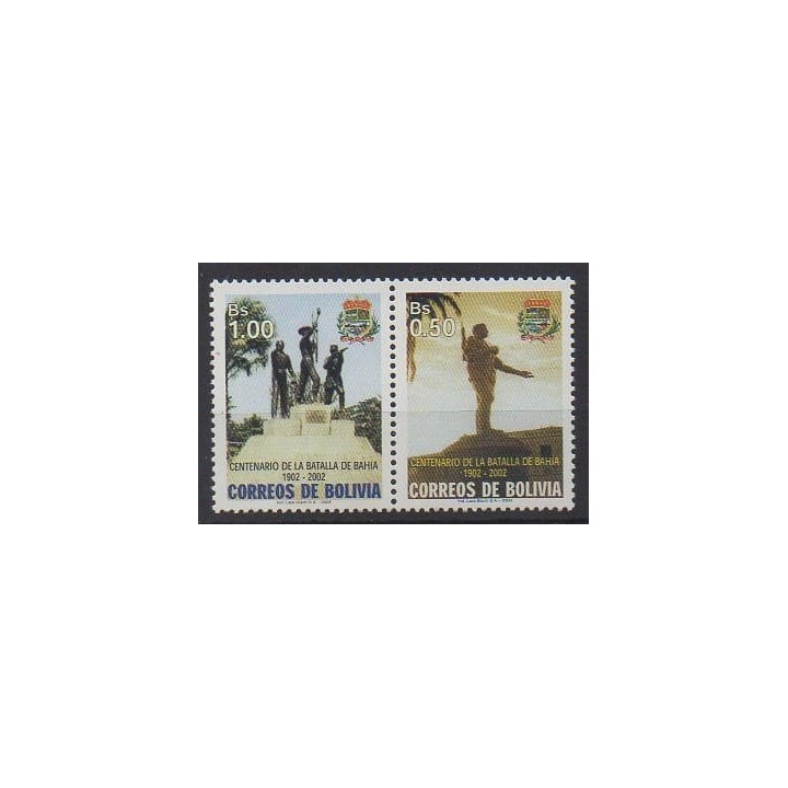 Buy this set of stamps of Bolivia of the year 2003 (Nb 1151/1152).