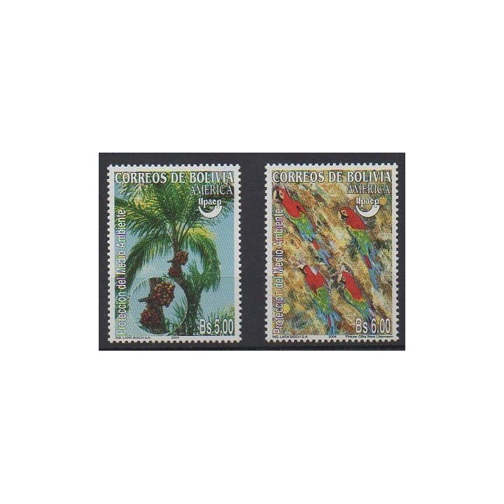 Acheter cette série de timbres de Bolivie de l'année 2004 (No 1178/1179).