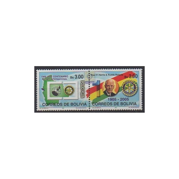 Acheter cette série de timbres de Bolivie de l'année 2005 (No 1180/1181).