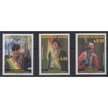 Bolivie - 2006 - No 1211/1213 - Célébrités