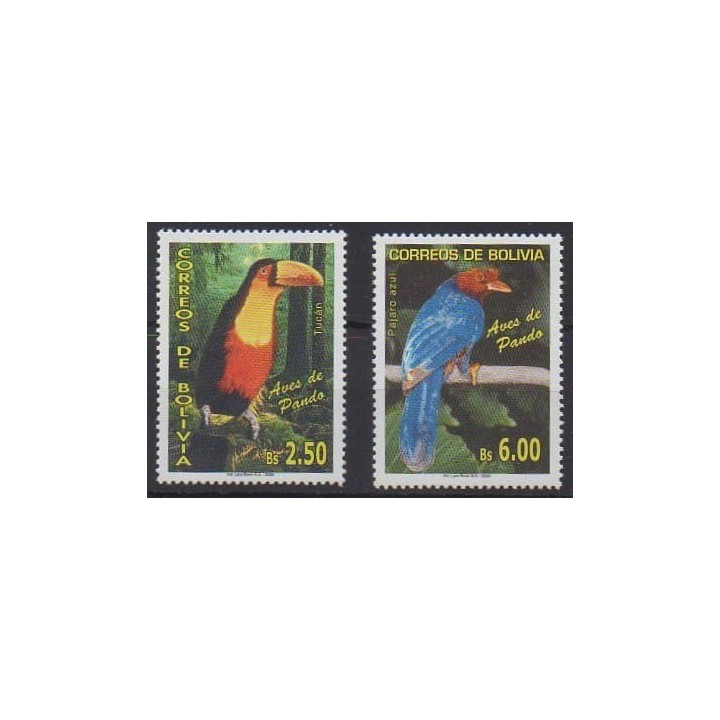 Buy this set of stamps of Bolivia of the year 2006 (Nb 1252/1253).