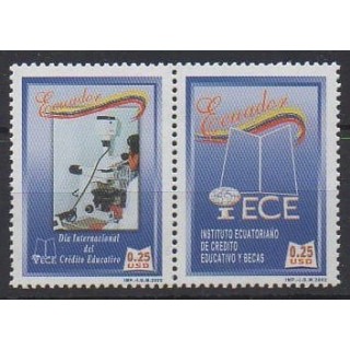 Buy this set of stamps of Ecuador of the year 2002 (Nb 1645/1646).