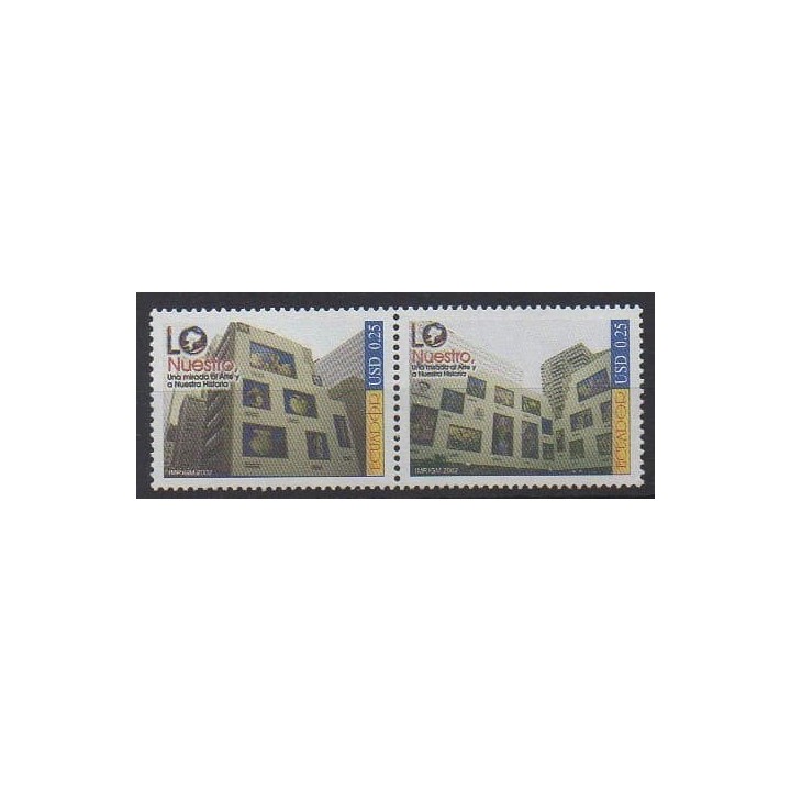 Acheter cette série de timbres d'Équateur de l'année 2002 (No 1697/1698).